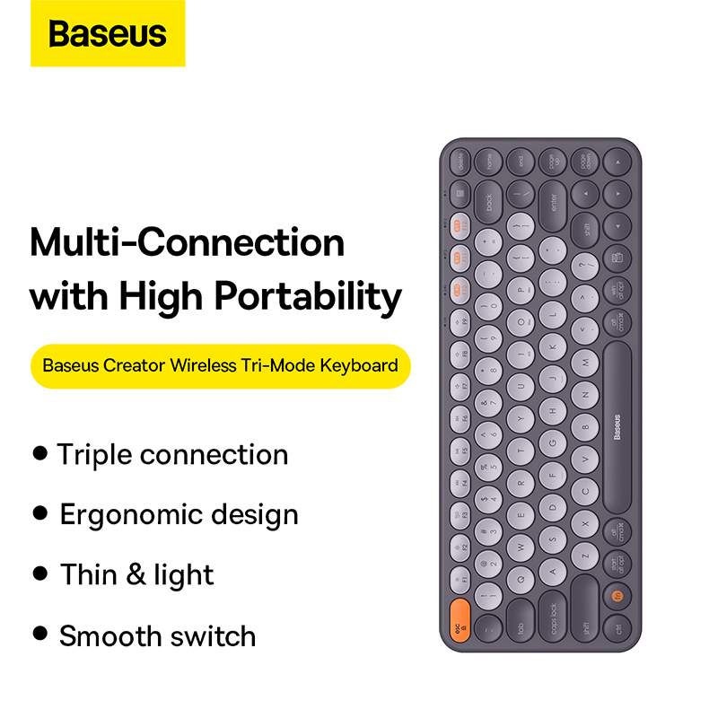 Baseus K01A Wireless Tri Mode Keyboard Vv