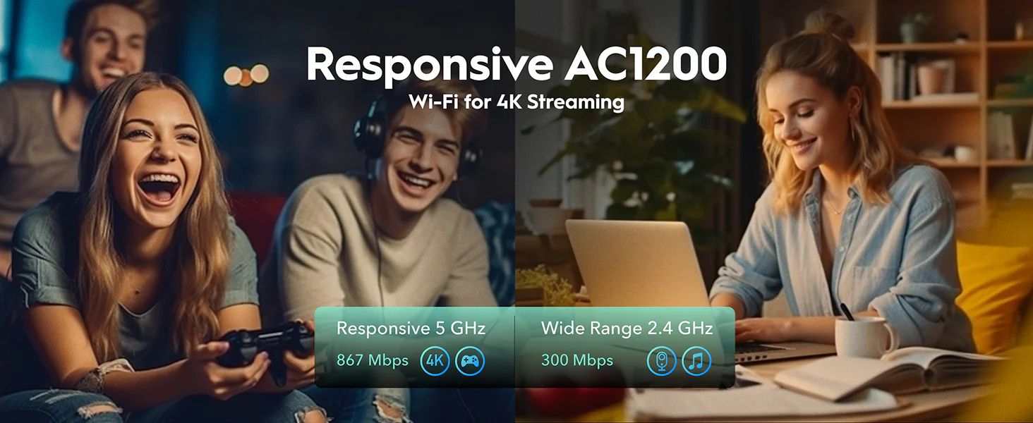 Cudy Wr1300E Ac1200 Gigabit Dual Band Smart Wi Fi Router A