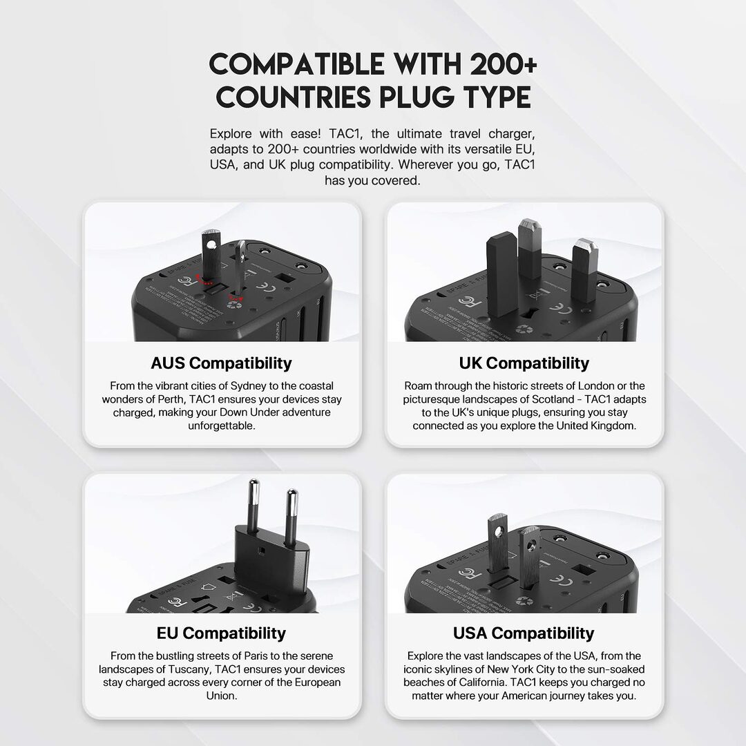 Fantech PowerCube TAC1 Travel Multi Adapter - Price In BD