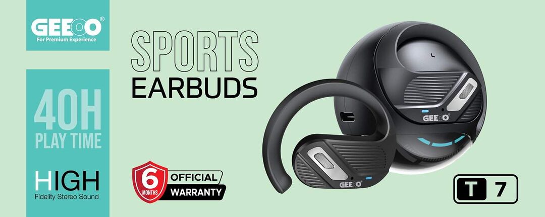 Geeoo T7 Fast Charging Tws With Enc