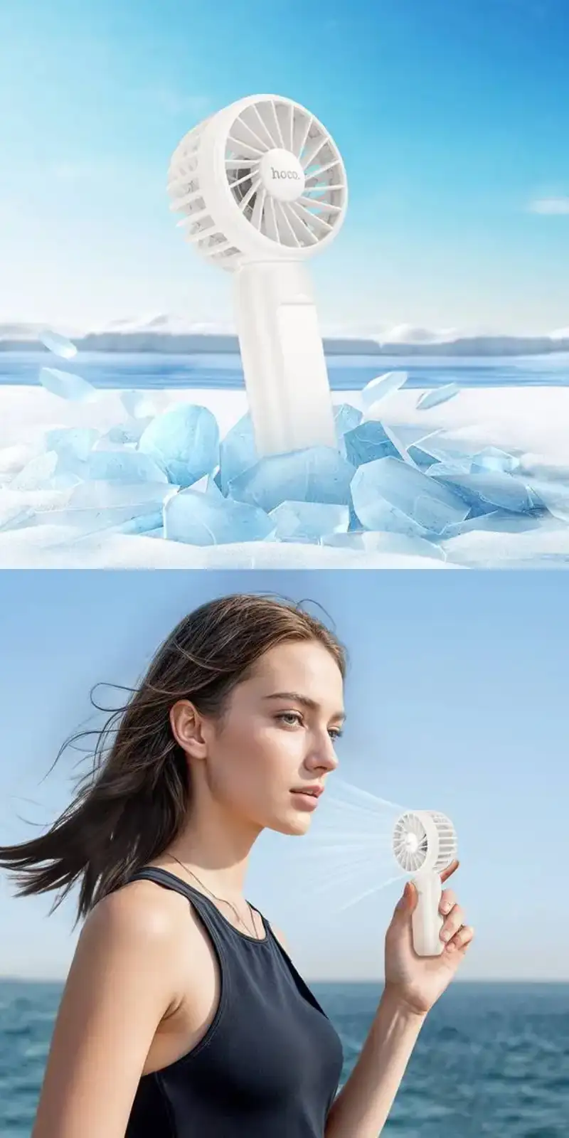 Hoco Hx60 Nimble Portable Rechargeable Fan C