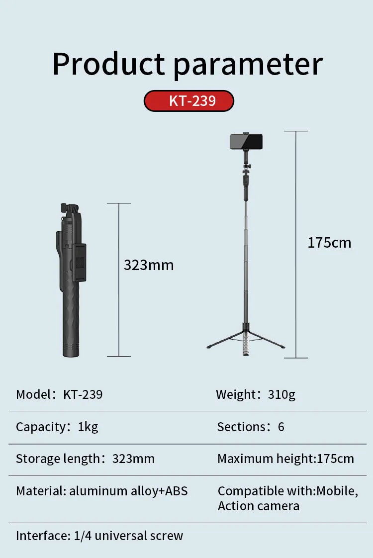 Jmary Kt 239 Camera Phone Selfie Stick Tripod Sd Jmary Kt 239 Camera Phone Selfie Stick Tripod Sd