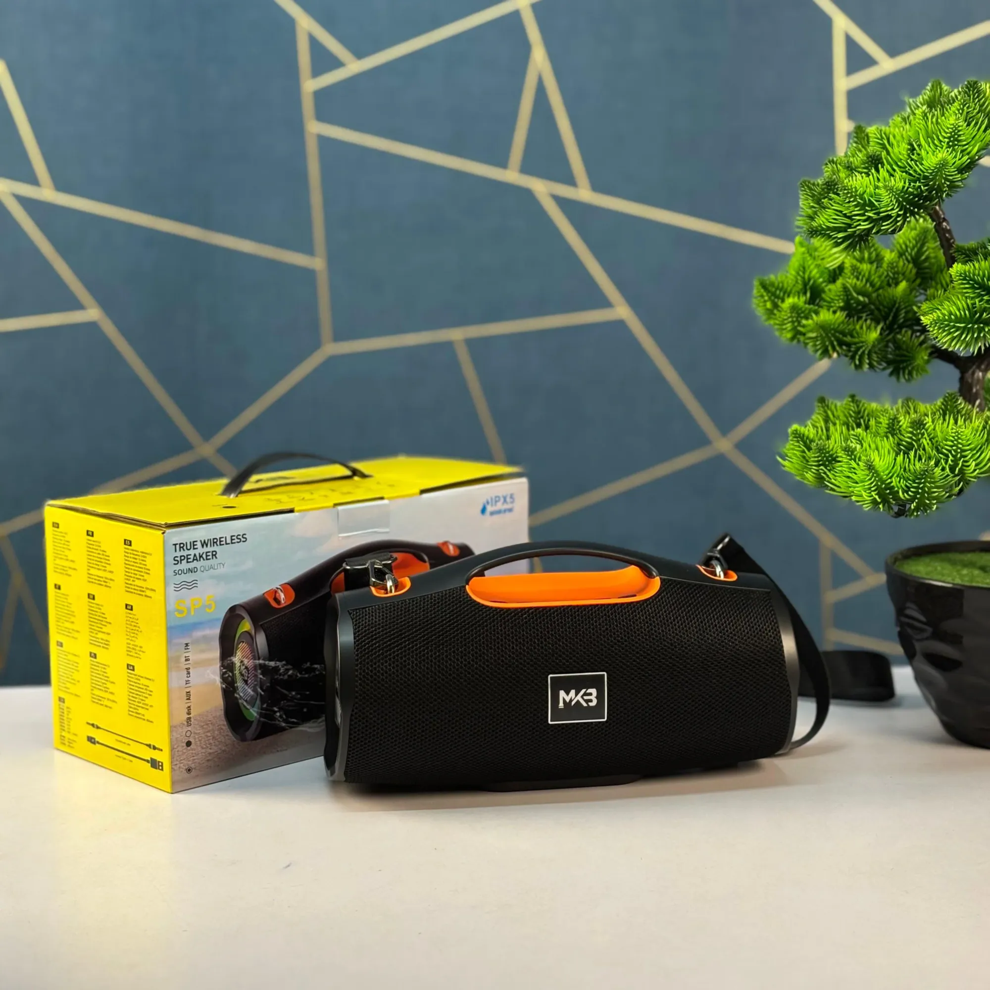 Mkb Sp5 Portable Wireless Bluetooth Speaker Fb