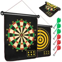 Magnetic Dart Board With Darts a