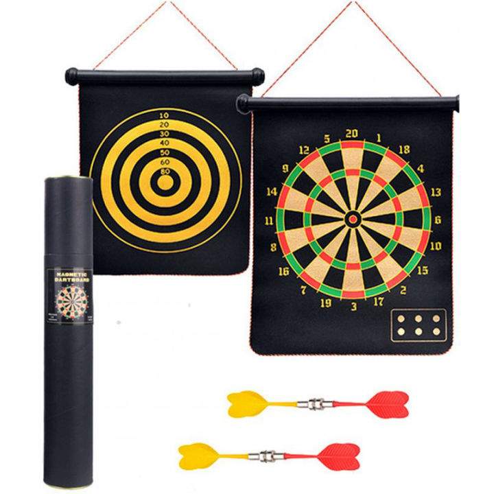 Magnetic Dart Board With Darts A