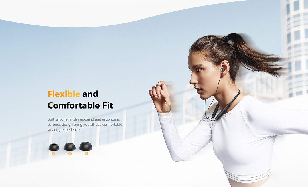 Qcy Tunearc N1 C3 In Ear Neckband Headphones Aa