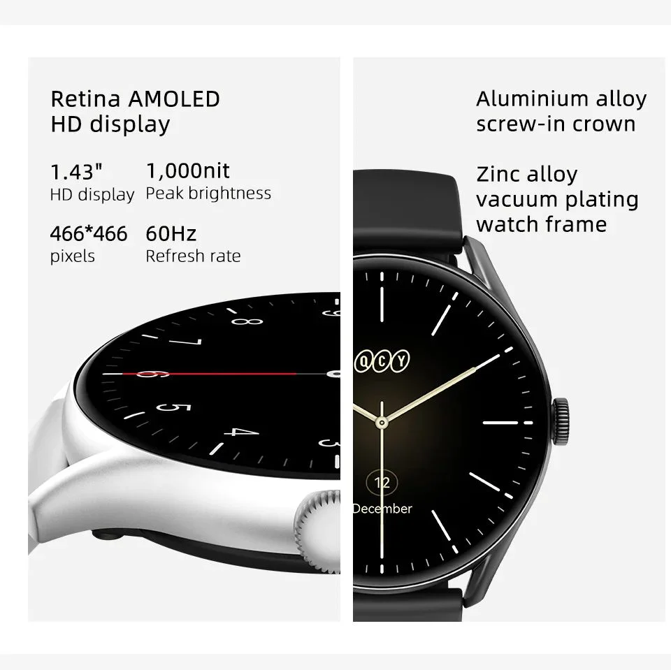 Qcy Watch Gt2 Retina Amoled Display Calling Smartwatch G