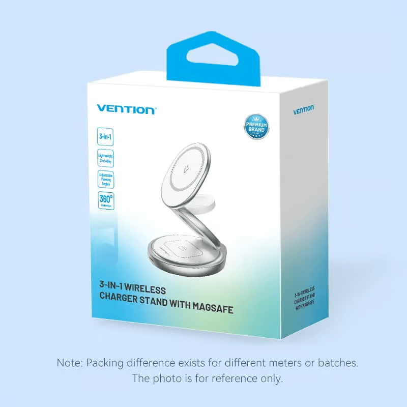 Vention Fgei0 3 In 1 Magsafe Charger Stand For Apple Q