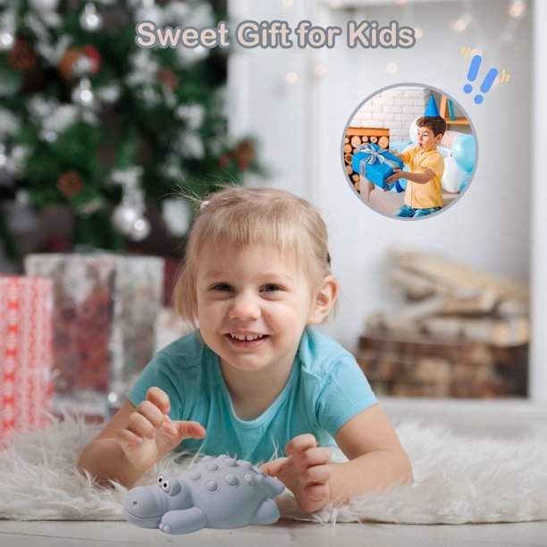 7 Color Crocodile Shape Silicone Night Light Toy For Kids Drf