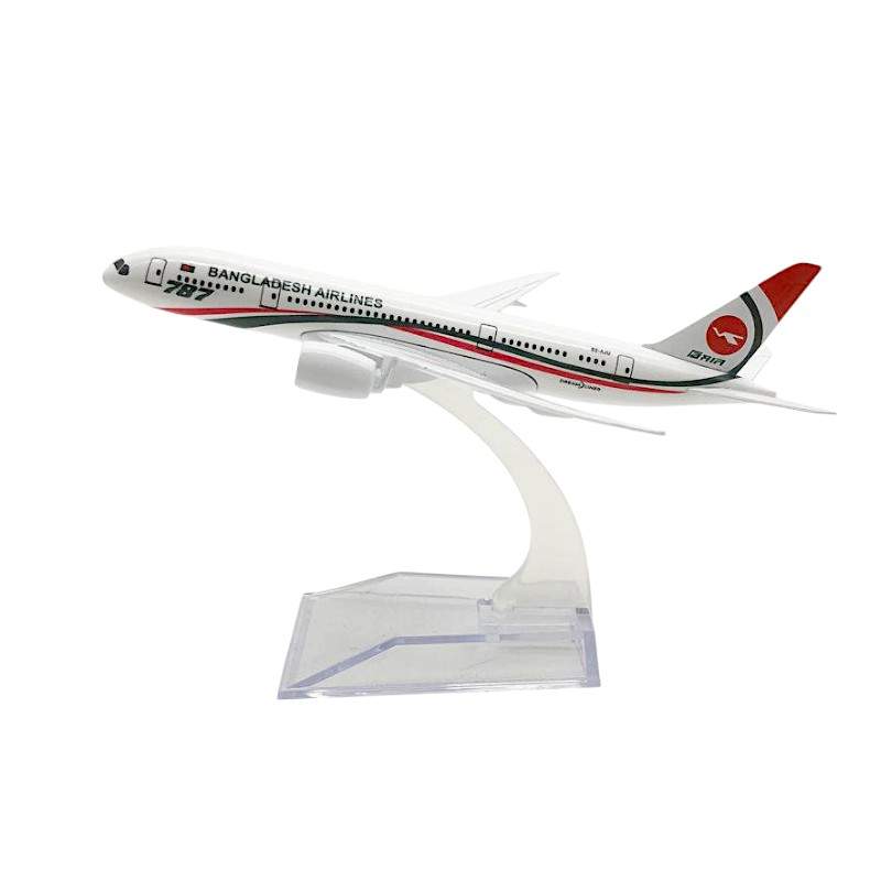 Bangladesh Airlines Boeing 787 Metal Aircraft – 16Cm Bangladesh Airlines Boeing 787 Metal Aircraft – 16Cm
