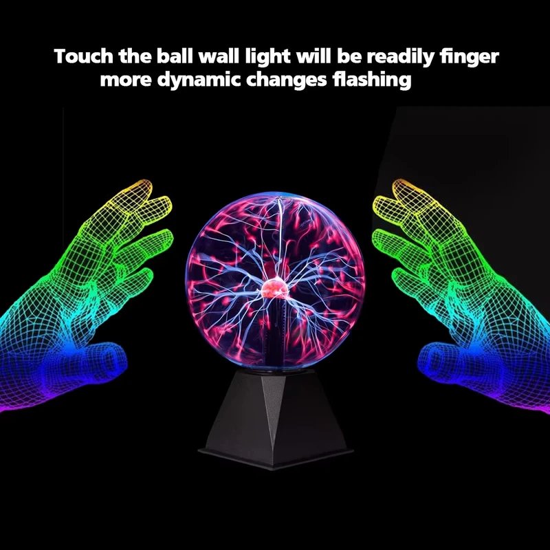 Globe Shape Magic Plasma Ball Light 5 Inch Df