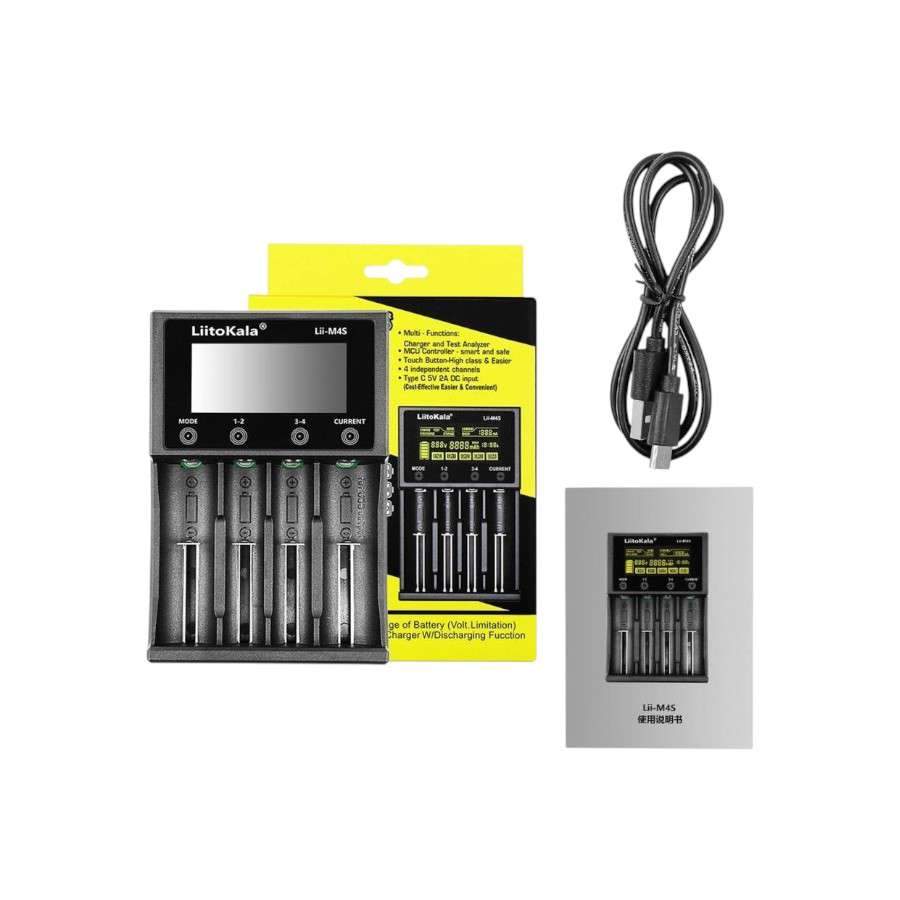 Liitokala Lii M4S 4 Slot Multifunctional Battery Charger A