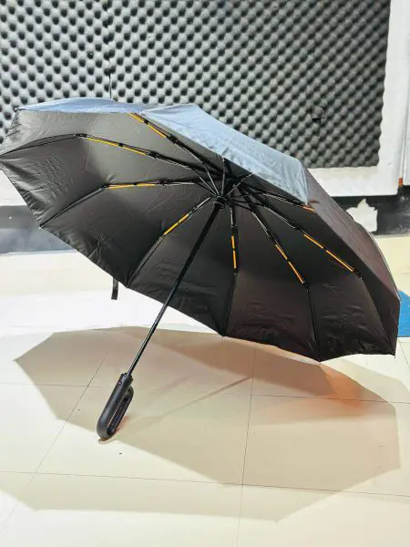 Premium 10 Ribs Automatic Folding Umbrella With Hanger Handle W Premium 10 Ribs Automatic Folding Umbrella With Hanger Handle W