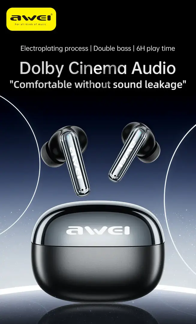 Awei T92 Anc Pro Sound Audio Earphone B