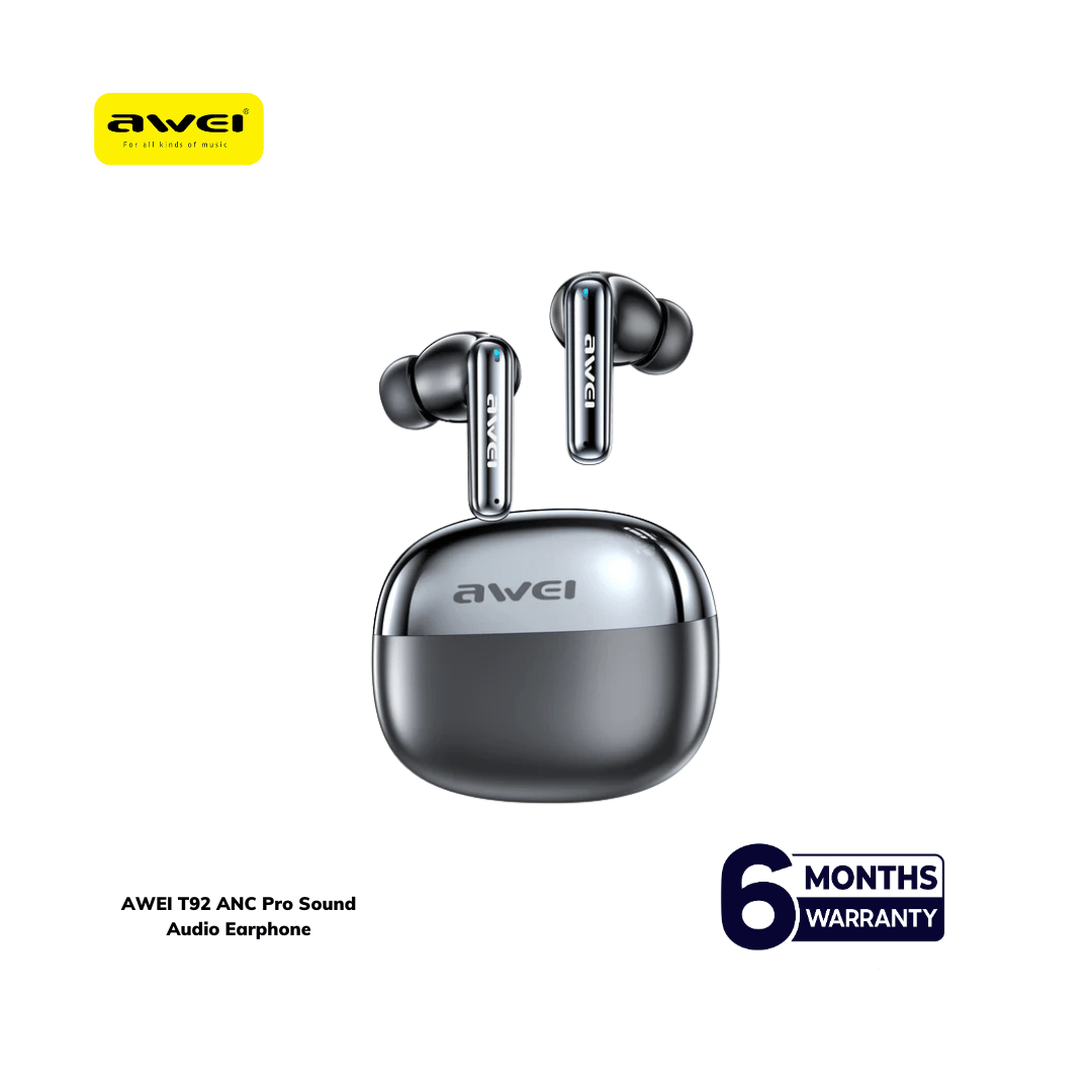 Awei T92 Anc Pro Sound Audio Earphone Awei T92 Anc Pro Sound Audio Earphone