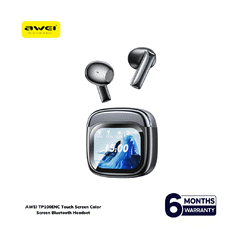 AWEI TP100 ENC Touch Screen Color Screen Bluetooth Headset