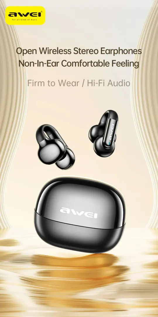 Awei Tz30 Open Ear Clip Bluetooth Headset B