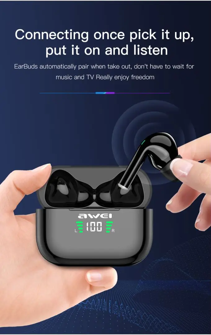 Awei T29P Wireless Bluetooth Earphones Tws C