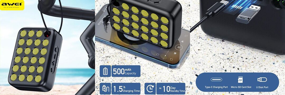 Awei Y385 Mini Portable Outdoor Wireless Speaker A