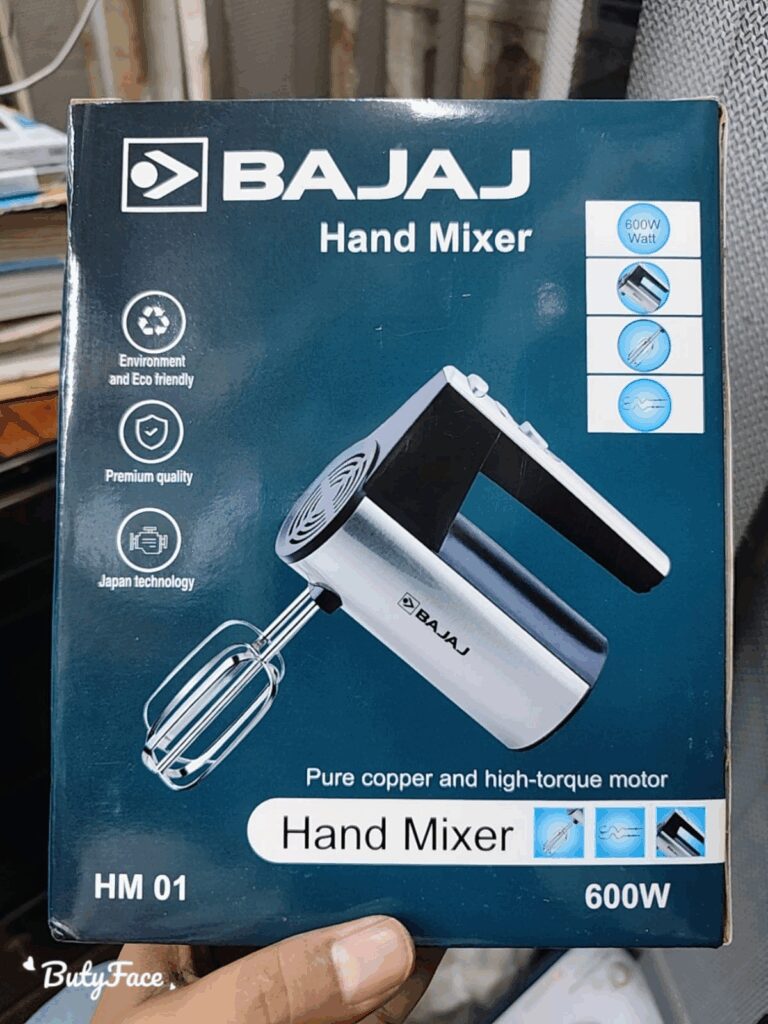 Bajaj Hm 01 Powerful Hand Mixer – 600W A Bajaj Hm 01 Powerful Hand Mixer – 600W A