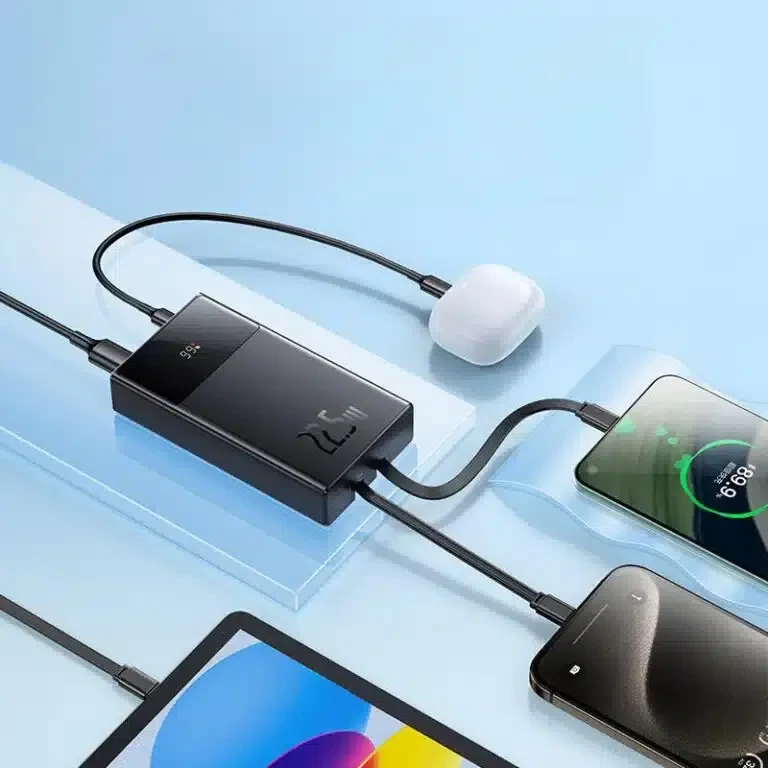 Baseus Ppxd2 20 22 5W 20000Mah Built In Cable Power Bank A Baseus Ppxd2 20 22 5W 20000Mah Built In Cable Power Bank A