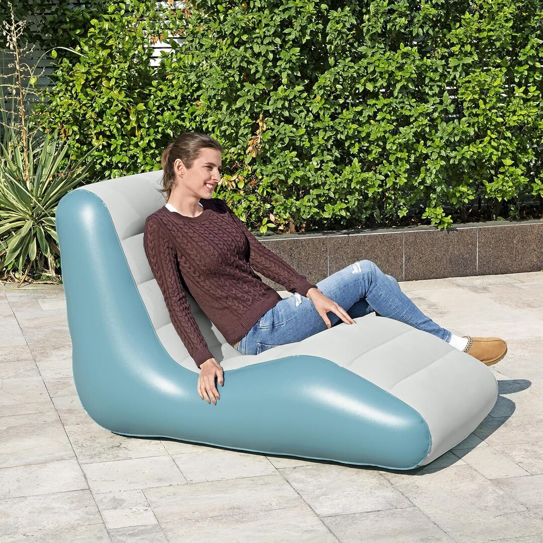 Bestway Inflatable Leisure Luxe Chaise Lounger B