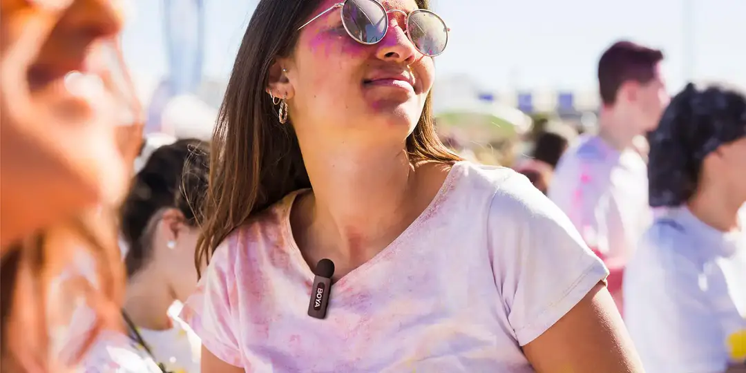 Boya By V35 2 4 Ghz Dual Channel Wireless Microphone A Boya By V35 2 4 Ghz Dual Channel Wireless Microphone A