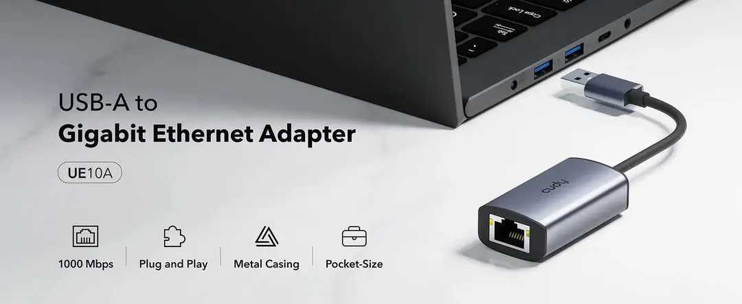 Cudy Ue10A Usb A To Gigabit Ethernet Adapter A