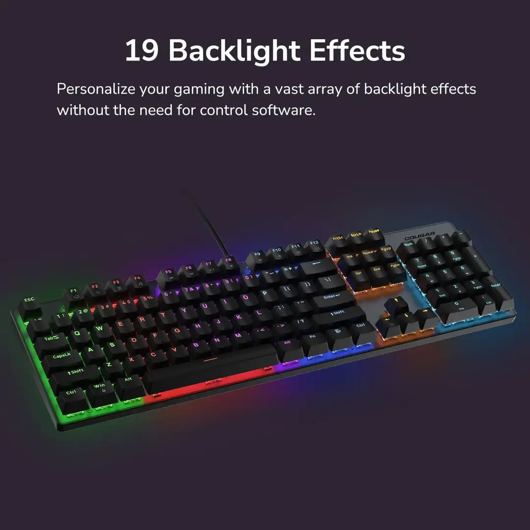Cougar Ultimus Ex Rgb Wired (Red Switch) Mechanical Gaming Keyboard B