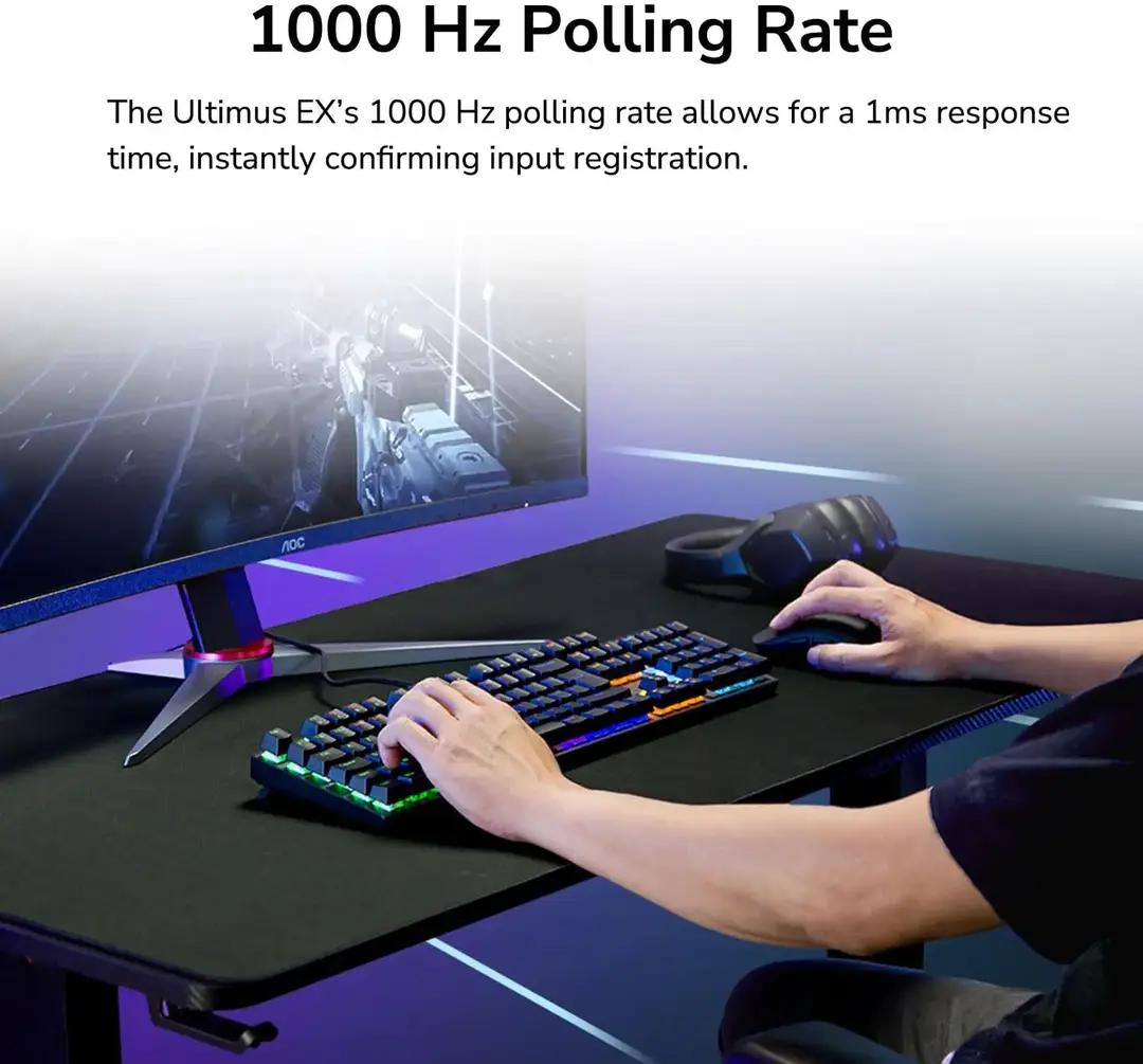 Cougar Ultimus Ex Rgb Wired (Red Switch) Mechanical Gaming Keyboard C