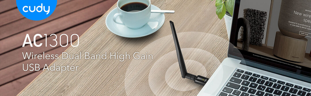 Cudy Wu1400 Ac1300 Mbps Dual Band Wi Fi Usb Adapter A