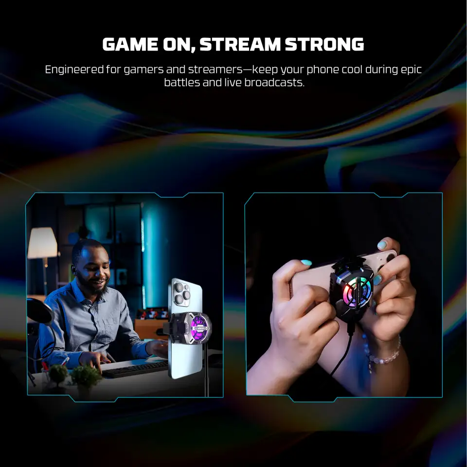 Fantech Pc10 Glester Phone Cooler Fan B