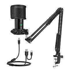 Fifine T683 USB Gaming Streaming Microphone for PC Mac Mobile