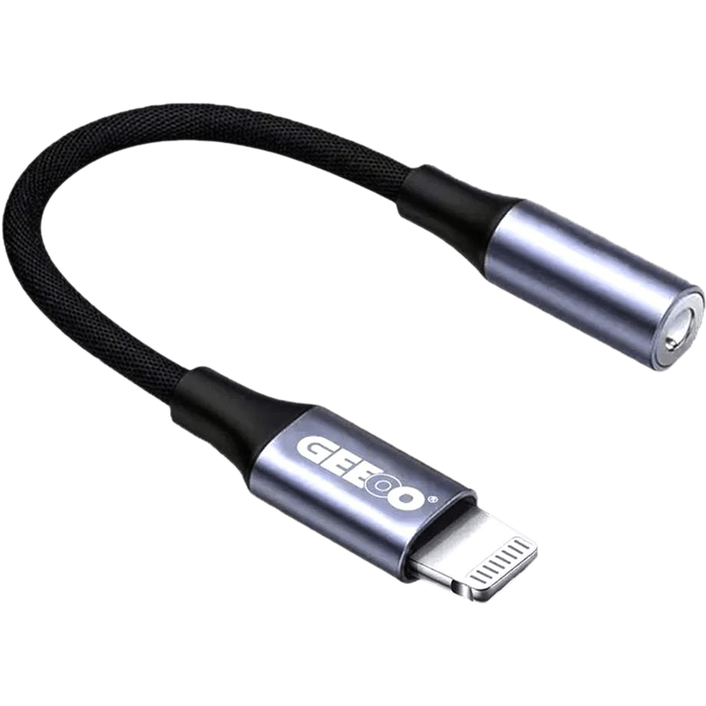 Geeoo Ad4 Lightning To 3.5Mm Headphone Jack Adapter
