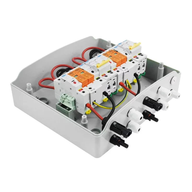 Gearup 12 Way Dc Pv Combiner Box With Mcb, Fuse &Amp; Spd (Ip65 Waterproof) C Gearup 12-Way Dc Pv Combiner Box With Mcb, Fuse &Amp; Spd (Ip65 Waterproof) C