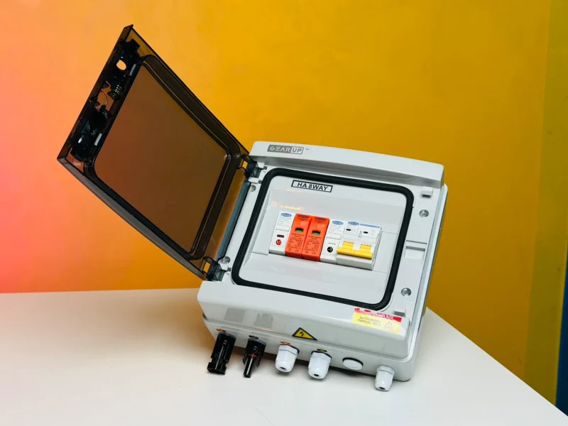 Gearup 8 Way Dc Pv Combiner Box With Mcb, Fuse &Amp; Spd (Ip65 Waterproof) C Gearup 8-Way Dc Pv Combiner Box With Mcb, Fuse &Amp; Spd (Ip65 Waterproof) C