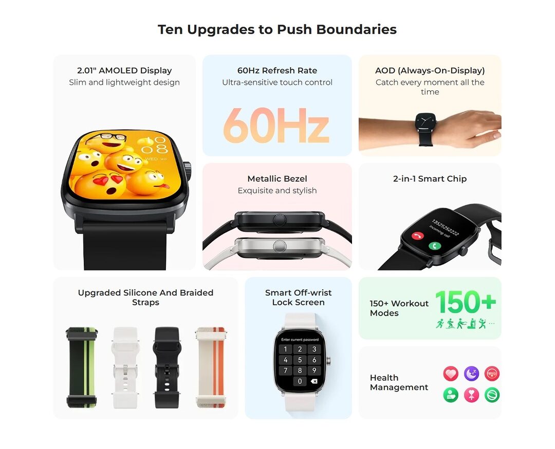 Haylou Rs5 Bt Calling Smart Watch A