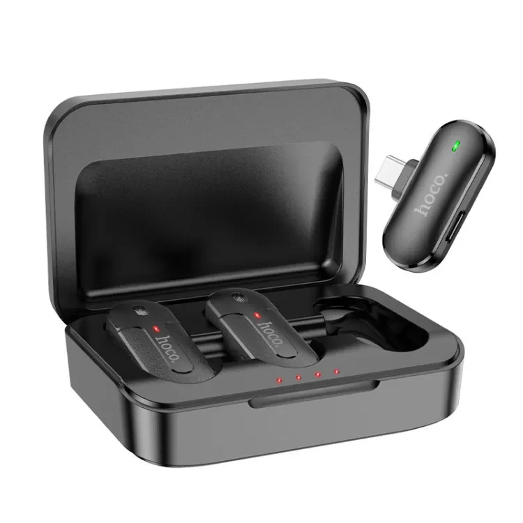 Hoco Di56 Alegre Lavalier Wireless Digital Microphone Type C D Hoco Di56 Alegre Lavalier Wireless Digital Microphone Type C D