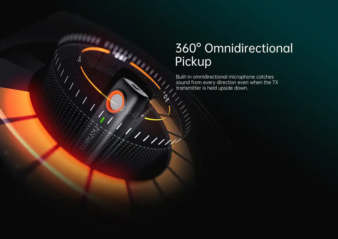 Hohem Mic 01 (1Tx + 1Rx) Wireless Microphone C