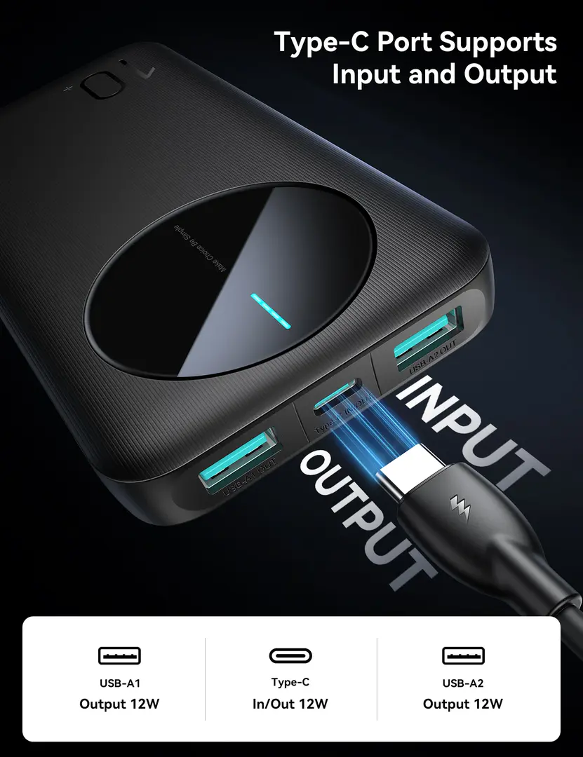 Joyroom Jr Pbf12 2 4A Led Power Bank 22 5W 10000Mah A