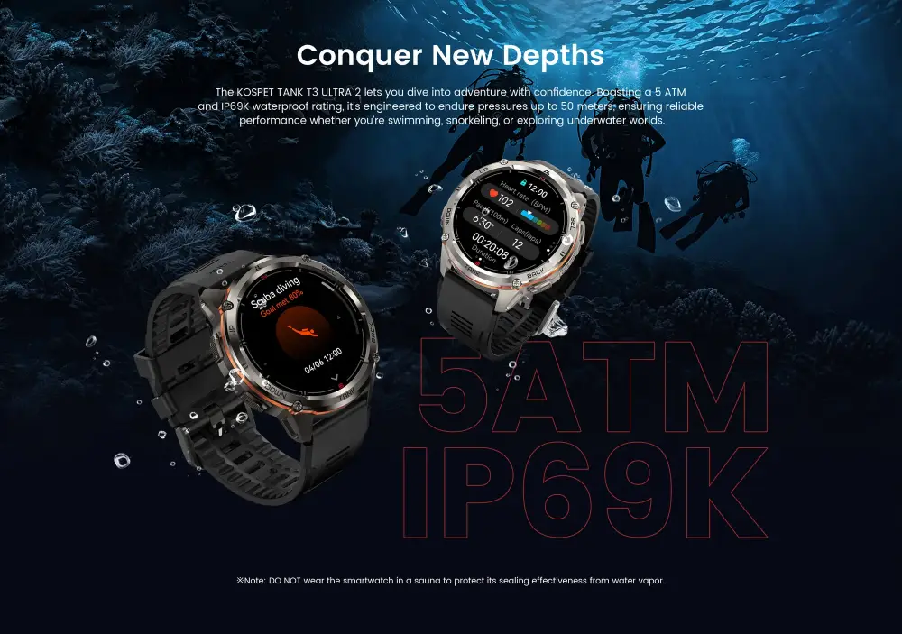 Kospet Tank T3 Ultra 2 Smartwatch – Special Edition C