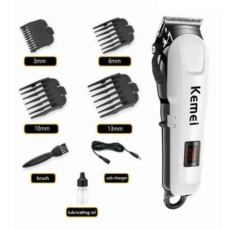 Kemei Km 809A Rechargeable Hair Clipper And Trimmer B
