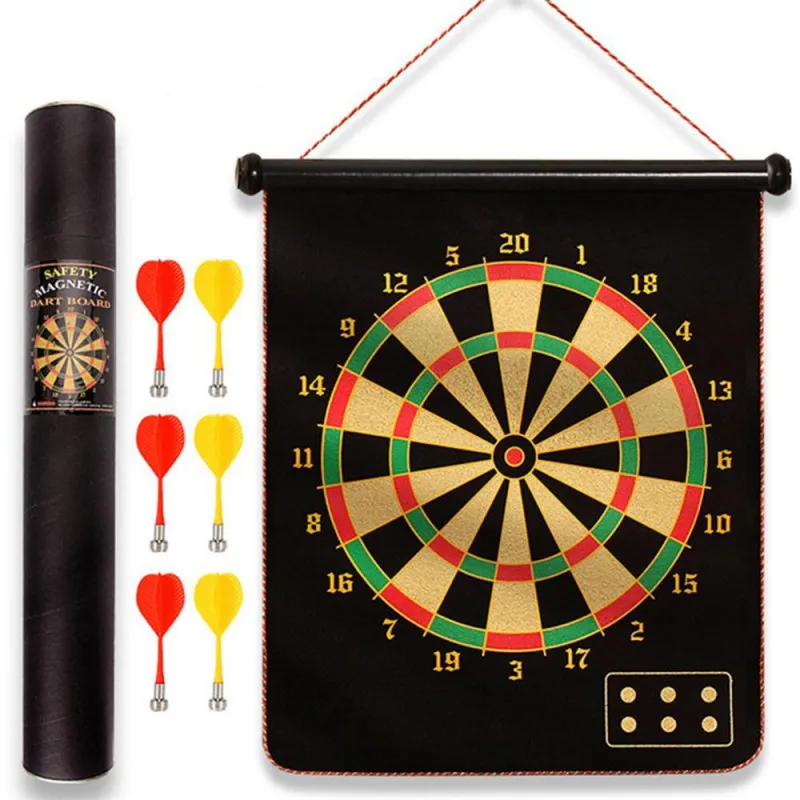 Magnetic Double Sided Dart Board – 17 Inch C