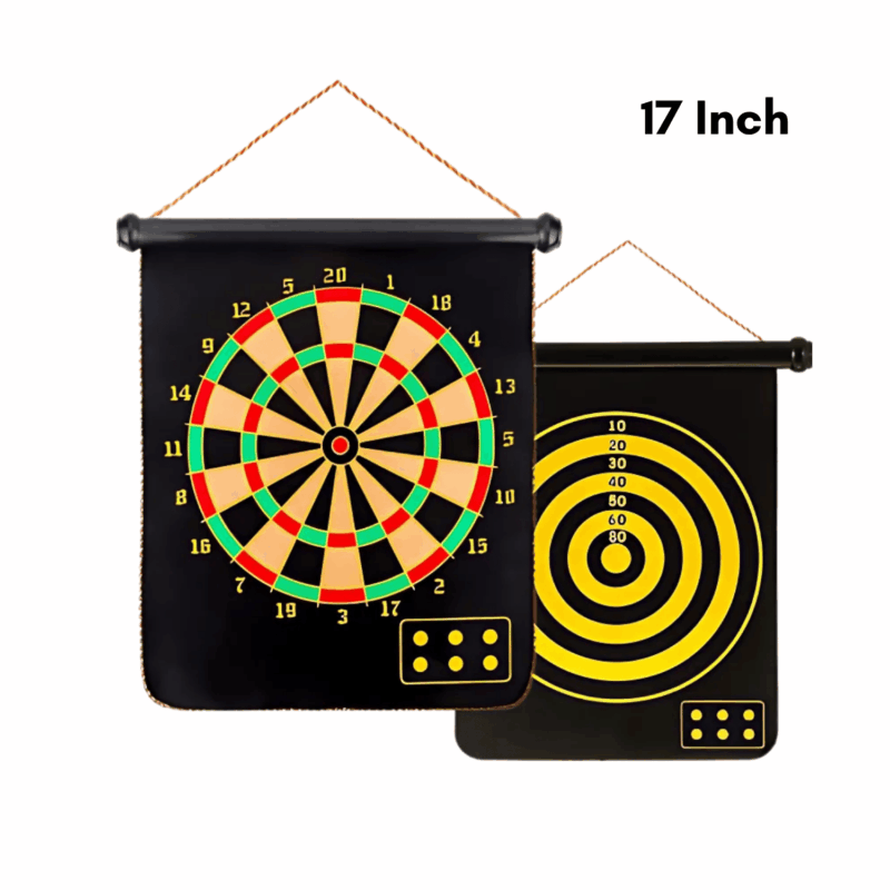 Magnetic Double Sided Dart Board – 17 Inch Magnetic Double Sided Dart Board – 17 Inch