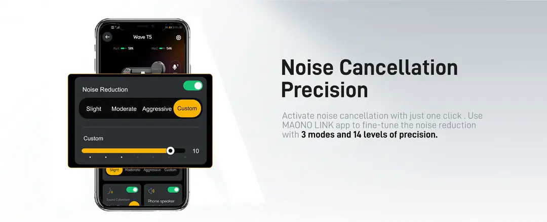 Maono Wave T5 Wireless Lavalier Microphone Combo C Maono Wave T5 Wireless Lavalier Microphone Combo C