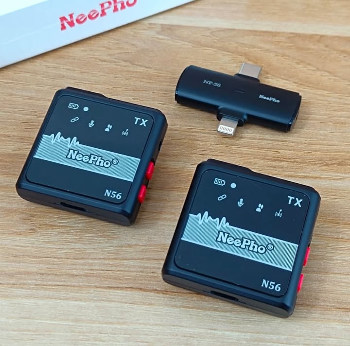 Neepho Np 56 Type C And Lightning Two In One Wireless Microphone B Neepho Np 56 Type C And Lightning Two In One Wireless Microphone B