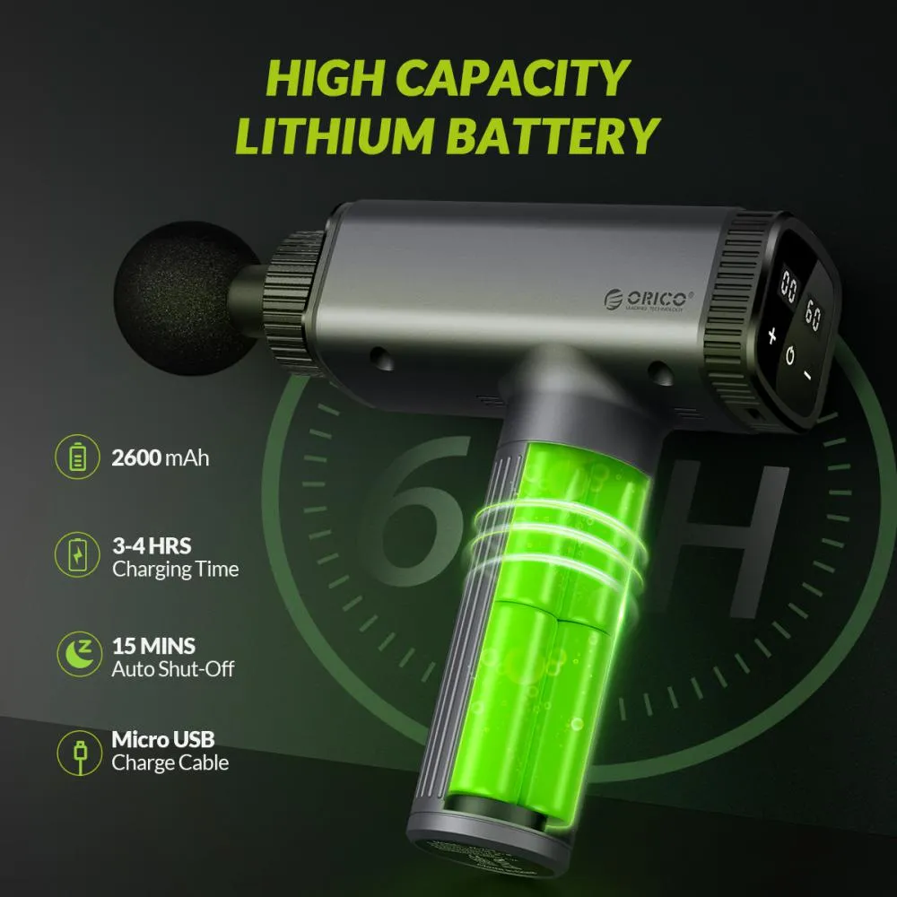Orico Jx 703 Fascia Gun Rechargeable Muscle Massage Gun B