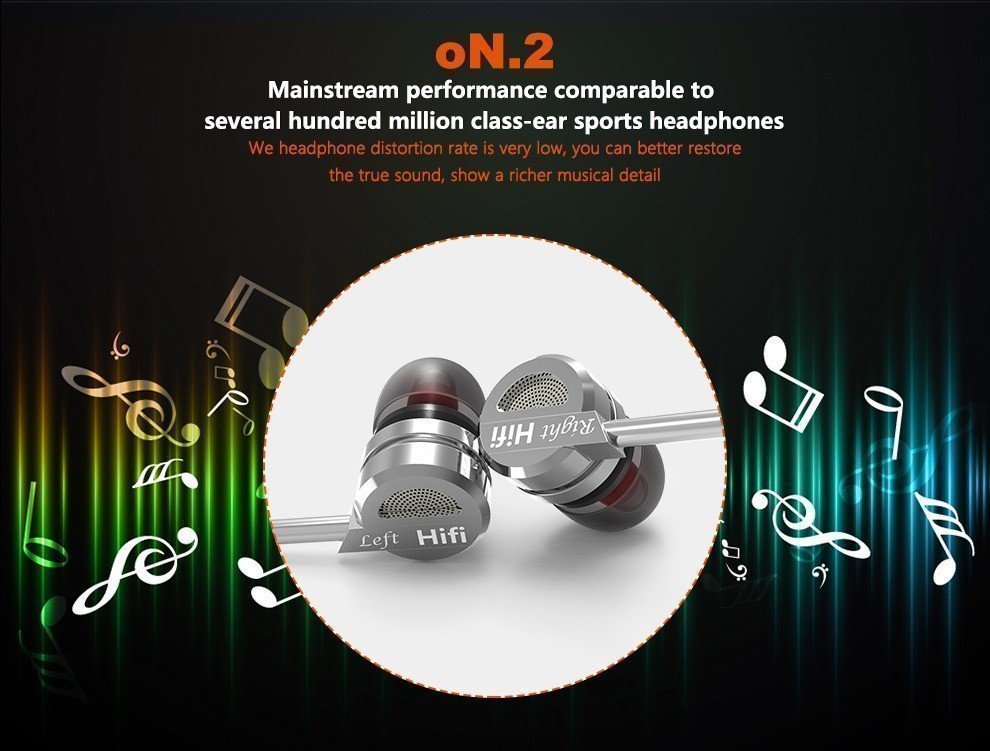 Qkz Dm9 Metal Heavy Bass Music Headset In Ear Wired Earphone B