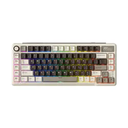 ROYAL KLUDGE RK L75 Tri Mode Hot Swappable Wireless Mechanical Gaming Keyboard