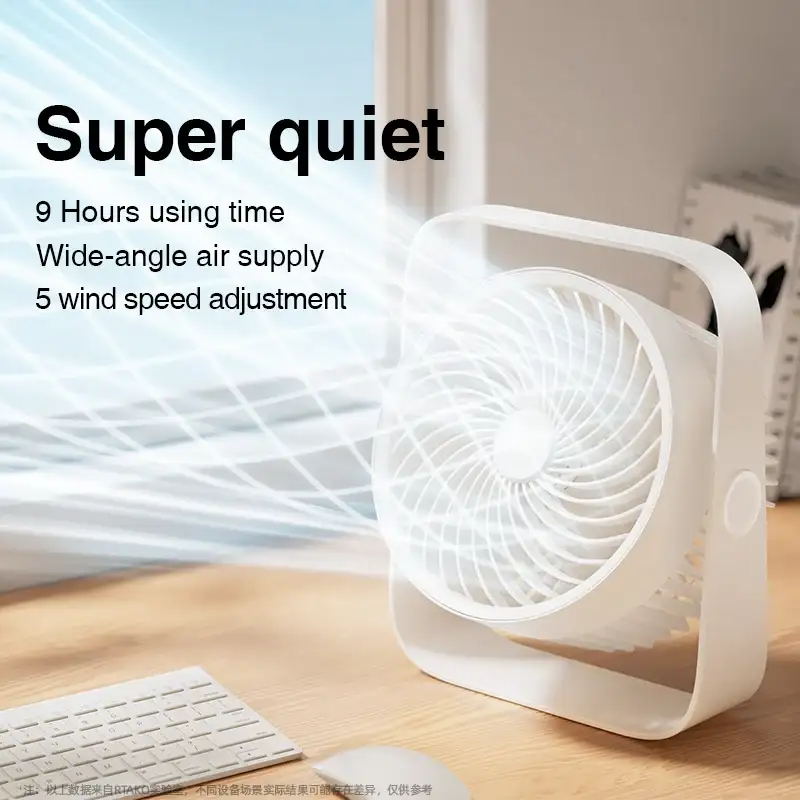 Rtako D06 Desktop Dual Layer Circulating Fan A
